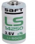 Saft 1/2 AA lítium elem, 3, 6V 1200 mAh, 15 x 25 mm, Saft LS14250 - aqua