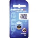 Renata CR1025 lítium gombelem, 3 V, 30 mAh, Renata BR1025, DL1025, ECR1025, KCR1025, KL1025, KECR1025, LM1025