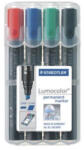 STAEDTLER 'Lumocolor 350' alkoholos marker 2-5 mm vágott 4 különböző szín (350 WP4) (350 WP4)