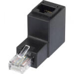 Renkforce CAT5e RJ45-Adapter 90°ban felfelé hajlítva, Renkforce - aqua
