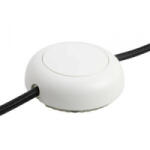 inter Bär 8124-008.01 LED-es zsinóros dimmer kapcsolóval Fehér 1 x KI/BE Kapcsolási teljesítmény (min. ) 5 W Kapcsolási teljesítmény (max. )