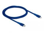 Delock 85416 USB Type-C - Lightning adat- és töltőkábel 1m kék (85416)