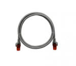 NIKOMAX Patch kábel UTP, Essential Series, CAT6A, LSZH, 3m, szürke