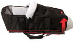 NIKIDOM Patut Patut portabil NIKIDOM, pentru carucior bebelusi, material soft - negru (ND-1924)