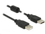 Delock 84891 USB 2.0 A > USB 2.0 A összekötő kábel, 2 m, fekete (84891)