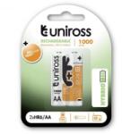 Uniross AA/ceruza 1, 2V 1000mAh Ni-MH HYBRIO akkumulátor 2db/bliszter (UH2AA1000) (UH2AA1000)