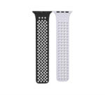 Phoner Spike Apple Watch szilikon szíj 38/40/41mm fekete/felhőszürke (72533) (PH72533)