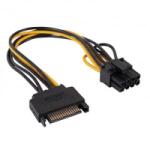 Akyga SATA / PCI-Express 6+2-pin adapter (AK-CA-80)