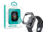 DEVIA Sport Series Shockproof Apple Watch 41mm ütésálló védőtok fekete-átlátszó (ST366857) (ST366857)