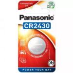 Panasonic CR2430 3V lítium gombelem (1db/csomag) (CR2430L-1BP-PAN) (CR2430L-1BP-PAN)