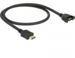 Delock HDMI Csatlakozókábel [1x HDMI dugó - 1x HDMI alj] 0.50 m Fekete
