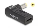 Delock USB-C anya - Acer 5, 5 x 1, 7 mm apa 90 hajlított laptop töltőkábel adapter (DL60009) (60009) - aqua
