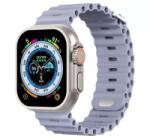 Phoner River Apple Watch 41/40/38 mm szilikon szíj levendulaszürke (72496) (PH72496)