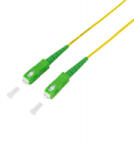 LogiLink Fiber simplex patch kábel SC/APC-SC/APC sárga-zöld 0.5m (FPSSC00) (FPSSC00)