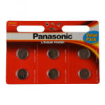 Panasonic 3V Lítium gombelem 6db-os (CR2025L/6BP) (CR2025L/6BP)