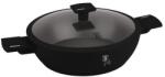 Berlinger Haus Alacsony lábas fedővel (4, 2 L) Matte Black Collection BH/8186 (BH/8186)
