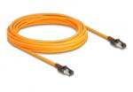 Delock RJ45 hálózati kábel USB Type-C porttal megtalálási, önazonosítási funkcióval Cat. 6A S/FTP 7, 5 m narancssárga (80415)