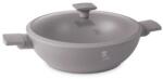 Berlinger Haus Wok fedővel (30 cm) Taupe Collection BH/8095 (BH/8095)