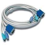 TRENDnet TK-C10 PS/2 VGA M/M KVM tkábel 3m szürke (TK-C10) (TK-C10)