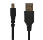 Gigapack Töltőkábel USB (100cm, INTERCOM - M800S kompatibilis) FEKETE