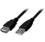 Goobay USB A M/F adatkábel hosszabbító 0.3m, szürke (68621)