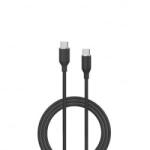 DEVIA JELLY USB-C - USB-C töltő- és adatkábel 1.2m fekete (129614) (129614)