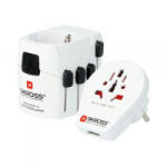 SKROSS Pro World utazó adapter USB csatlakozóval (1.302539) (1.302539) - aqua