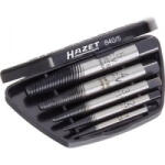 HAZET Csavarkihajtó készlet, 5 részes, belső négylapfejű 12, 5 mm, Hazet 840/5 - aqua