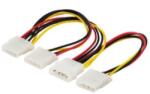 SAVIO AK-16 Molex tápkábel - 3x Molex 4 pin anya (AK-16)
