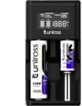 Uniross UCX004 kompakt LCD gyorstöltő Li-ion/Ni-MH/LiFePo4 akkuk töltésére (UCX004) - aqua