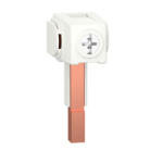 Schneider Electric Schneider ACTI9 csatlakozó, egyes bekötés, 4db (A9XPCM04) (A9XPCM04)