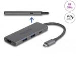 Delock USB Type-C dokkolóállomás 8K - HDMI / USB / PD 3.0 100W (87804)