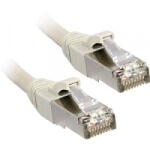 Lindy RJ45 Hálózat Csatlakozókábel CAT 6 F/UTP 3.00 m Szürke Védővel LINDY