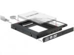 Delock DL61993 Slim SATA 5.25 illesztő-keret, 1 x 2.5 SATA HDD-hez 12, 5mm , optika helyére (61993)