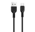 hoco. X20 adatkábel és töltő (USB - Type-C, gyorstöltés támogatás, 300cm, törésgátló) FEKETE (X20_TYPE-C_3M_B)