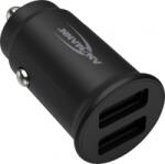 ANSMANN 2xUSB-A autós töltő fekete (1000-0030)
