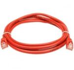  OEM RJ45 CAT6 UTP M/M adatkábel 2m LSOH piros (XUTPSZC6KAB2P)