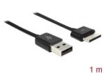 Delock Adat- és töltőkábel USB-A > 36 érintkezős ASUS Eee Pad 1 m fekete (83555) (83555)