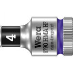 Wera 8790 HMA 05003717001 Külső hatlap Dugókulcs betét 4 mm 1/4 (6, 3 mm)