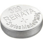 Renata 329 gombelem, ezüstoxid, 1, 55V, 37 mAh, Renata SR731SW, SR731, V329, D329, RW300, R329/24, GP29, 329A, 329X