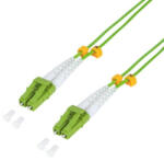 LogiLink Fiber optic duplex patch kábel zöld 2m (FP5LC02) (FP5LC02)