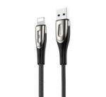 JOYROOM adatkábel és töltő (USB - lightning 8pin, 5V / 3000 mA, gyorstöltés támogatás, 120cm) FEKETE (S-M411_B_L) (S-M411_B_L)