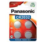 Panasonic gombelem (CR2032EL / 4BP, 3V) 4db /csomag (CR2032/4BP-PR) - aqua