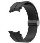 Cellect Samsung Watch 4/5 mágneses szilikon óraszíj 20mm fekete (CEL-STRAPWATCH4MA-BK) (CEL-STRAPWATCH4MA-BK)
