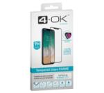 Blautel 4-OK képernyővédő üveg (3D, íves, karcálló, tokbarát, ujjlenyomat olvasó, 9H) FEKETE [Samsung Galaxy S22 Plus 5G (SM-S906)] (PRF22P)