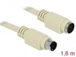 Delock PS/2 hosszabbító kábel 1, 8m (85805)