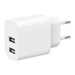 Gembird 2xUSB-A hálózati töltő fehér (TA-UC-2A12-01)