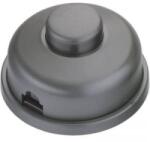 inter Bär 1 pólusú lábkapcsoló, 2 A 250 V/AC, fekete, 8009 (8009-012.01)