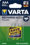 VARTA Power AAA 800 mAh ceruza akku (2db/csomag) (56703101402) (56703101402)
