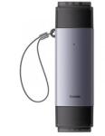 Baseus Lite Series SD/TF memória kártya olvasó USB + USB-C szürke (WKQX060113)